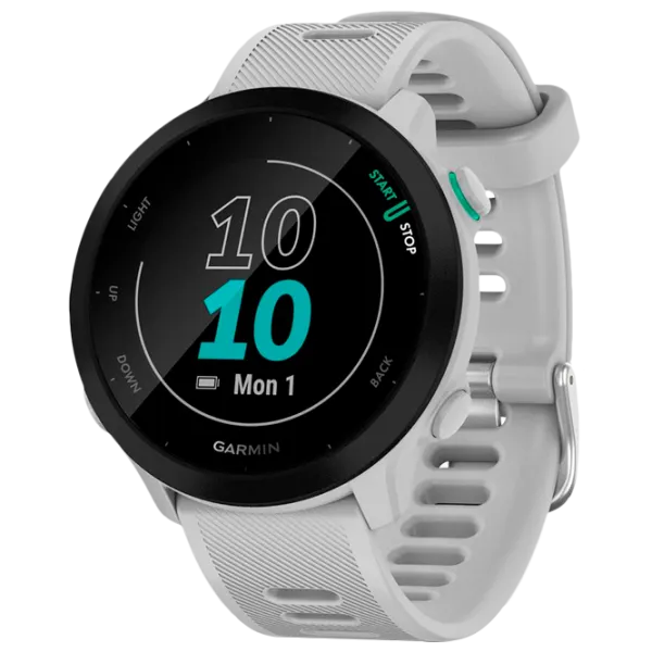 Ceas inteligent Garmin Forerunner 55 1.04"/ 010-02562-11/ Whitestone White photo 1