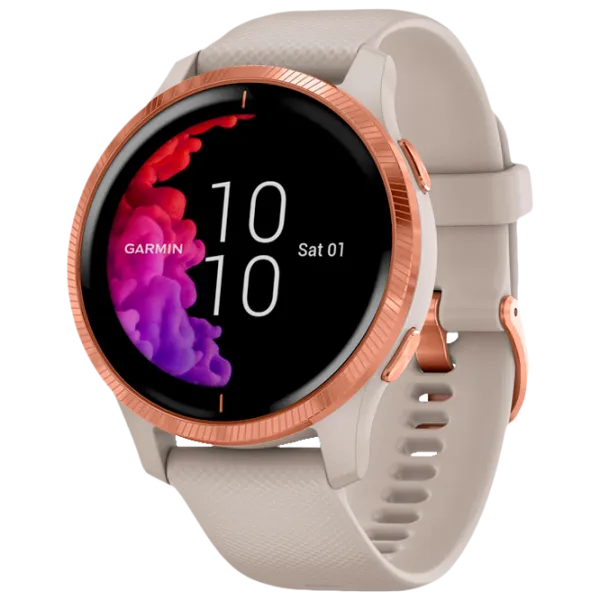 Ceas inteligent Garmin Venu 1.2"/ 010-02173-24/ Pink Gold photo 1