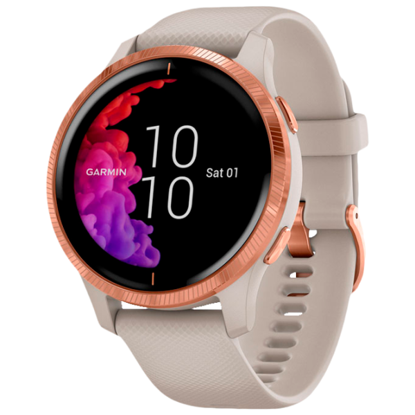 Ceas inteligent Garmin Venu 1.2"/ 010-02173-24/ Pink Gold photo 1