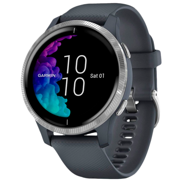 Ceas inteligent Garmin Venu 1.2"/ 010-02173-04/ Granite Silver photo 1