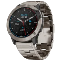 Ceas inteligent Garmin Quatix 6 1.3"/ 010-02158-95/ Titanium Titanium