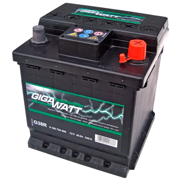 Авто аккумулятор Gigawatt 40AH S4 000 340 AA photo 1 Авто аккумулятор Gigawatt 40AH S4 000 340 AA photo 1