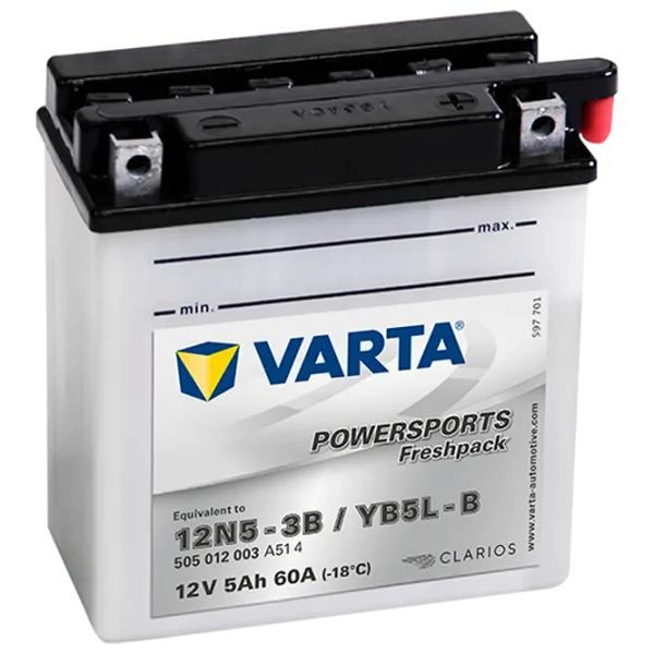 Авто аккумулятор Varta Powersports Freshpack 85A photo 1