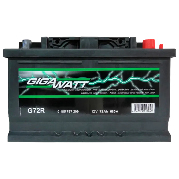 Acumulator auto Gigawatt 72AH S4 007 680 A photo 1 Acumulator auto Gigawatt 72AH S4 007 680 A photo 1