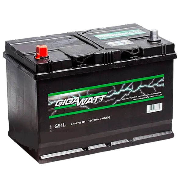 Авто аккумулятор Gigawatt 91AH S4 029 740A photo 1 Авто аккумулятор Gigawatt 91AH S4 029 740A photo 1