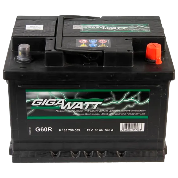Acumulator auto Gigawatt 60AH S4 004 540 AA photo 1 Acumulator auto Gigawatt 60AH S4 004 540 AA photo 1