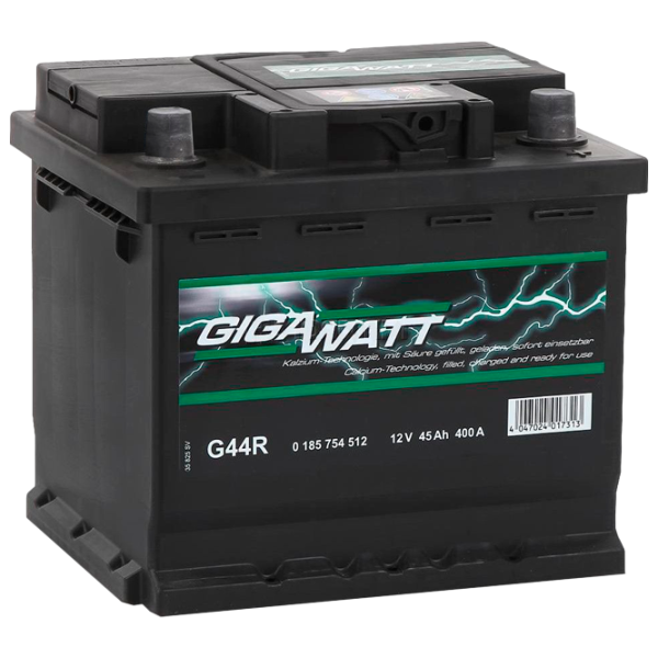 Авто аккумулятор Gigawatt 45AH S3 002 400 AA photo 1 Авто аккумулятор Gigawatt 45AH S3 002 400 AA photo 1