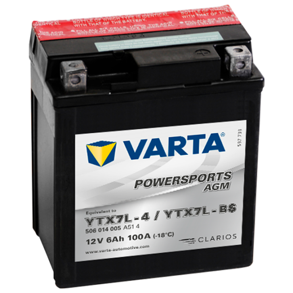 Acumulator auto Varta Powersports AGM (506 015 005) 100A photo 1