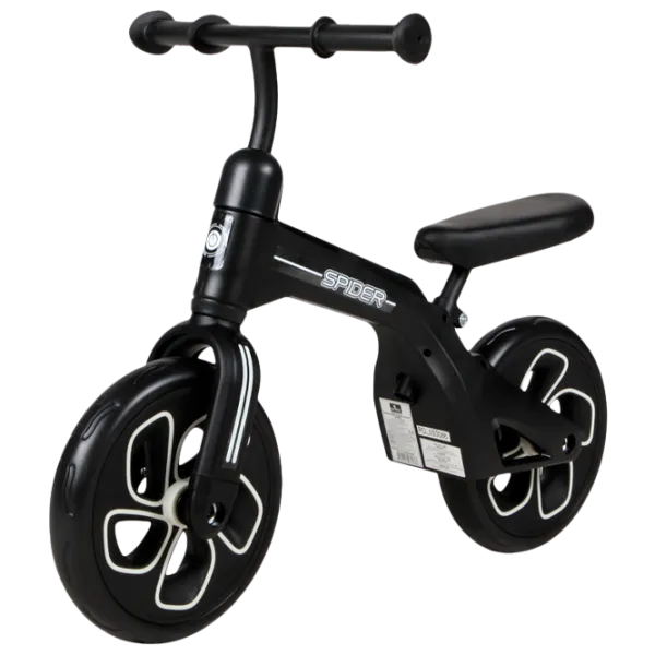 Bicicletă fără pedale Lorelli Spider 10" Black White photo 1 Bicicletă fără pedale Lorelli Spider 10" Black White photo 1