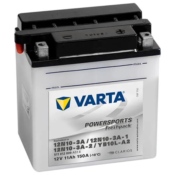 Acumulator auto Varta Powersports Freshpack 150A photo 1