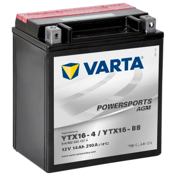 Авто аккумулятор Varta Powersports AGM 210A photo 1
