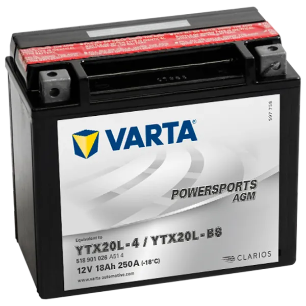 Acumulator auto Varta Powersports AGM 250A photo 1