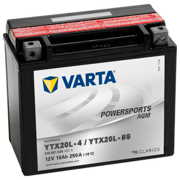 Acumulator auto Varta Powersports AGM 250A photo 1