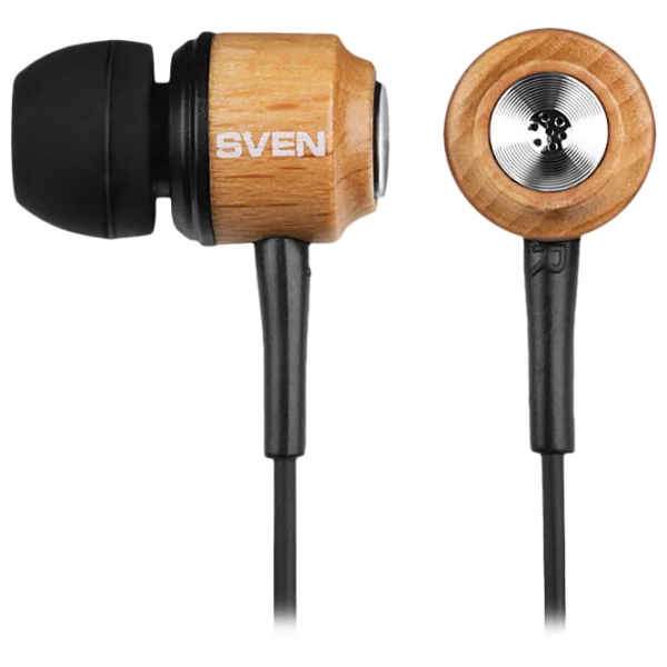 Наушники Sven SEB 12 WD Wooden Черный Проводная/ Персональный photo 1 Наушники Sven SEB 12 WD Wooden Черный Проводная/ Персональный photo 1