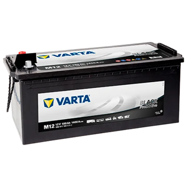 Acumulator auto Varta Promotive Black M12 (680 011 140) 1400A photo 1