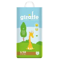 Подгузники для детей Lovular Giraffe L 8 - 15 кг / 52 шт.