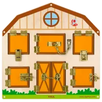 Настольная игра VIGA Deschidem si închidem 1.5+/ Развитие