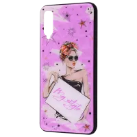 Чехол для смартфона Samsung Galaxy A12/ Galaxy M12 WAVE/ Back/ PC/ TPU/ Розовый