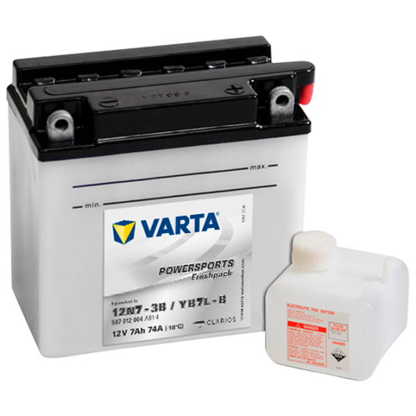 Acumulator auto Varta Powersports Freshpack (507 012 004) 74A photo 1