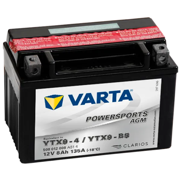 Acumulator auto Varta Powersports AGM (508 012 008) 135A photo 1
