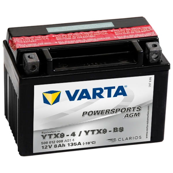 Acumulator auto Varta Powersports AGM (508 012 008) 135A photo 1