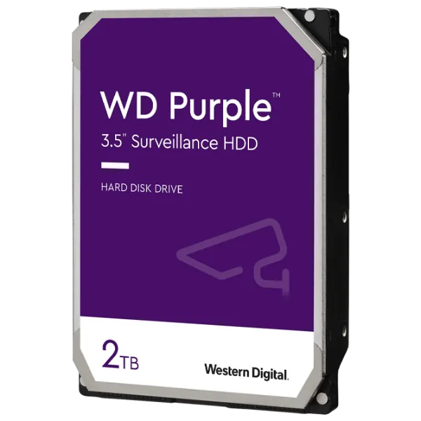 HDD Western Digital Purple Surveillance 2 ТБ WD22PURZ/ Пурпурный photo 1