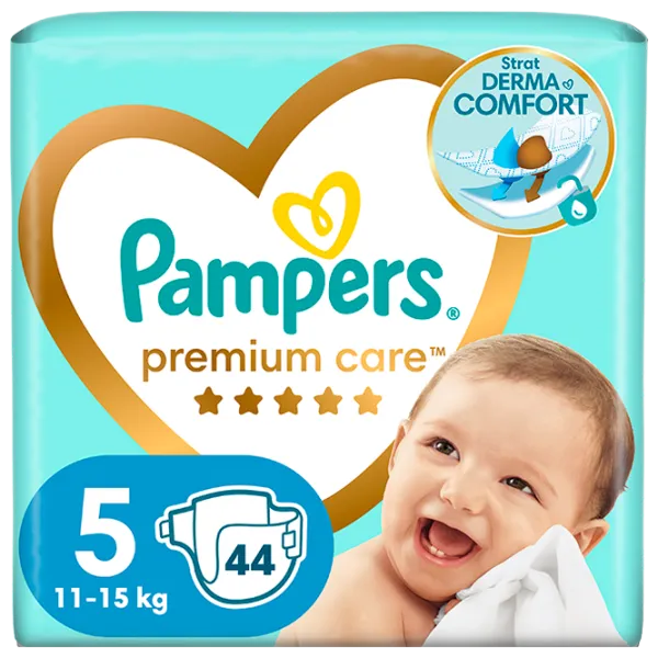 Подгузники для детей Pampers Premium Care Junior 5 11 - 25 кг / 44 шт. photo 1