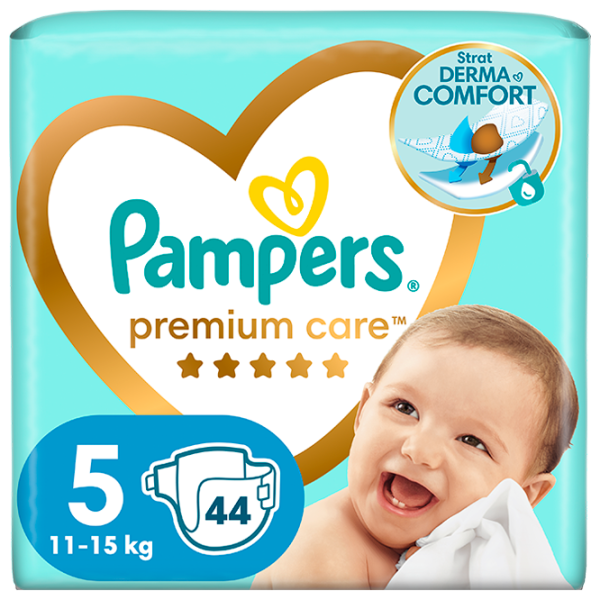 Подгузники для детей Pampers Premium Care Junior 5 11 - 25 кг / 44 шт. photo 1