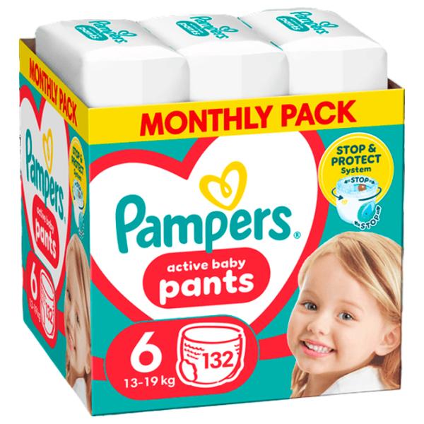 Scutece pentru copii Pampers Pants 6 15+ kg / 132 buc. photo 1