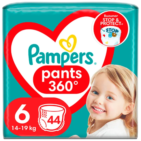 Scutece pentru copii Pampers Pants 6 15+ kg / 44 buc. photo 1
