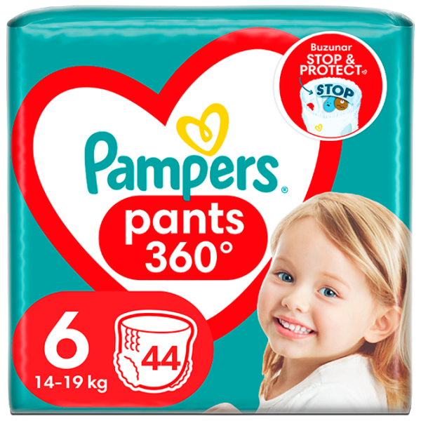 Scutece pentru copii Pampers Pants 6 15+ kg / 44 buc. photo 1