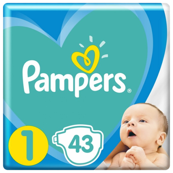 Подгузники для детей Pampers New Baby 1 2 - 5 кг/ 43 шт. photo 1