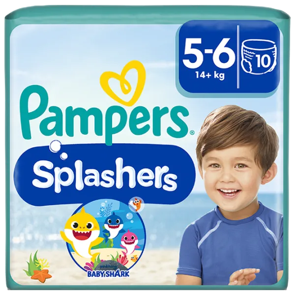 Scutece pentru copii Pampers Splashers Junior 5 14+ kg / 10 buc. photo 1