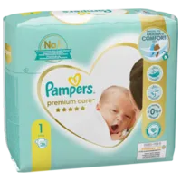 Подгузники для детей Pampers Premium Care New Baby 1 2 - 5 кг / 26 шт.