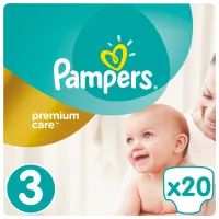 Scutece pentru copii Pampers Premium Care Midi 3 5 - 9 kg/ 20 buc.