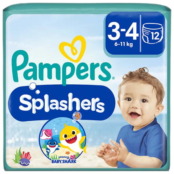 Scutece pentru copii Pampers Inot Midi 3 6 - 11 kg / 12 buc photo 1