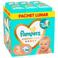 Подгузники для детей Pampers Premium Care Midi 3 6 - 10 кг / 200 шт.