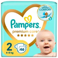Подгузники для детей Pampers Premium Care Midi 2 4 - 8 кг / 46 шт.