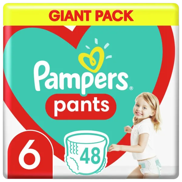 Подгузники для детей Pampers Pants Extra Large 6 15+ кг/ 48 шт. photo 1