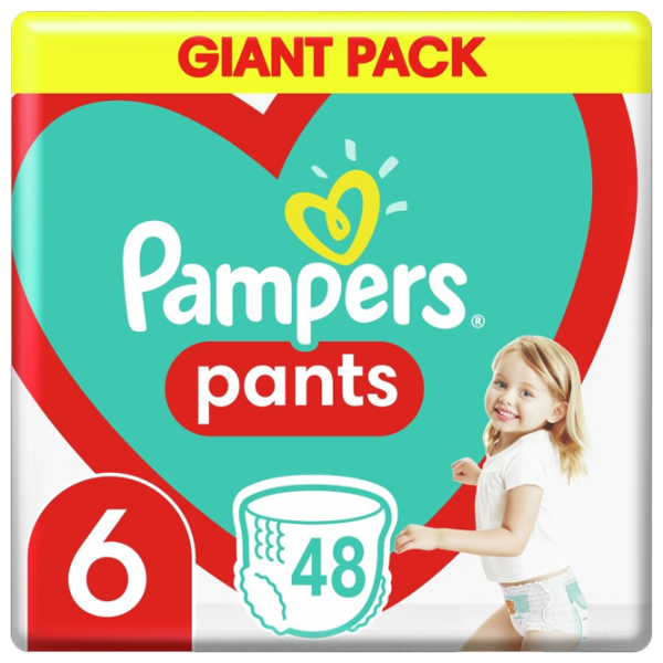 Подгузники для детей Pampers Pants Extra Large 6 15+ кг/ 48 шт. photo 1