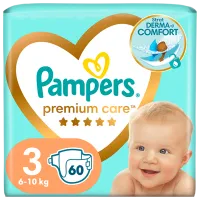 Подгузники для детей Pampers Premium Care Midi 3 6 - 10 кг / 60 шт.