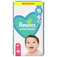 Подгузники для детей Pampers Active Baby Jumbo Plus Maxi+ 4 10 - 15 кг / 58 шт.