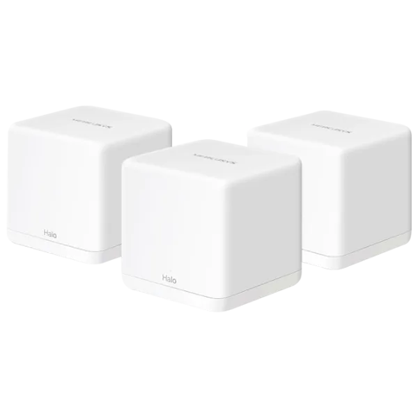 Wi-Fi Роутер Mercusys Halo H30G (3-pack) 400 Мбит/ с/ 867 Мбит/ с/ Белый photo 1