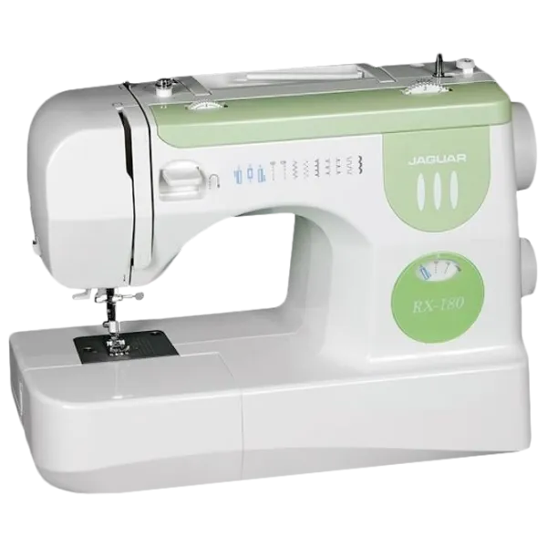 Mașină de cusut Jaguar RX-180 Electromecanică/ White photo 1