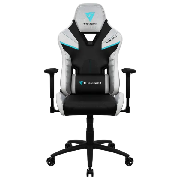 Scaun Gaming ThunderX3 TC5 Arctic White Black photo 1