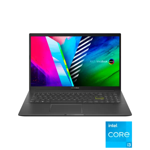 Asus VivoBook 15 OLED K513EA OLED Core i3 1125G4/ 8 GB/ 256 GB/ VGA Integrată/ Black photo 1 Asus VivoBook 15 OLED K513EA OLED Core i3 1125G4/ 8 GB/ 256 GB/ VGA Integrată/ Black photo 1