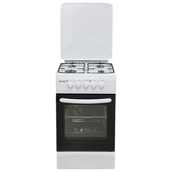 Плита Bauer TE 5640 W Газовая/ Белый photo 1 Плита Bauer TE 5640 W Газовая/ Белый photo 1