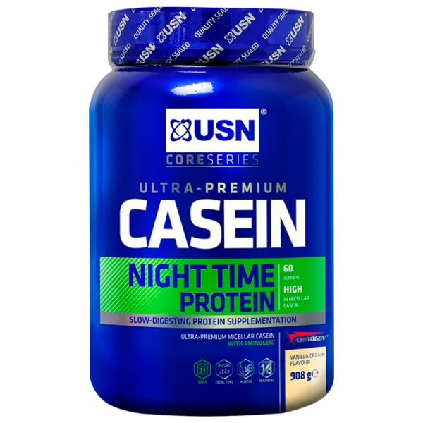 Proteină USN PREMIUM 8H CASEIN 908 г (UN170) praf/ Vanilie photo 1