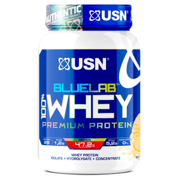 Proteină USN BLUE LAB WHEY 908 г (BLW03) praf/ Vanilie photo 1