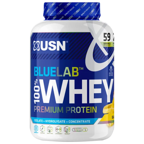 Proteină USN BLUE LAB WHEY 2000 g (BLW14) praf/ Banană photo 1 Proteină USN BLUE LAB WHEY 2000 g (BLW14) praf/ Banană photo 1